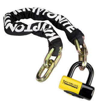 Kryptonite New York FAHGETTABOUDIT 1410 14mm Chain & New York Lock 15mm Disc Lock