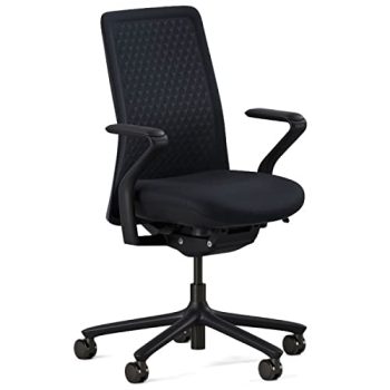 Branch Verve Chair - High Performance Executive Office Chair with Contoured Seat Back and Adjustable Lumbar Rest - High Density Foam Cushion with Aluminum Base - Up to 275 lbs - Galaxy