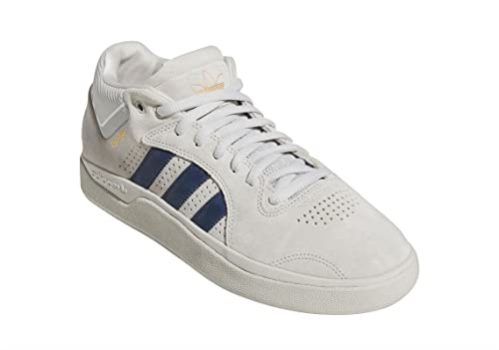 adidas Tyshawn Shoes - Grey/Collegiate Navy/White - 6.0