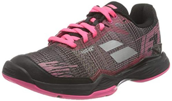 Babolat Jet Mach II All Court Womens Tennis Shoe (Runs Small - Size UP 1/2 Size)- Pink/Black