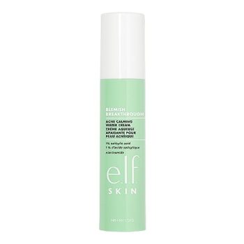 e.l.f. SKIN Blemish Breakthrough Acne Calming Water Cream, Lightweight Face Moisturizer For Fighting Acne, Contains Niacinamide, Vegan & Cruelty-Free