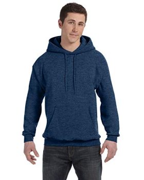 Hanes Ecosmart® Hooded Sweatshirt XL Heather Navy