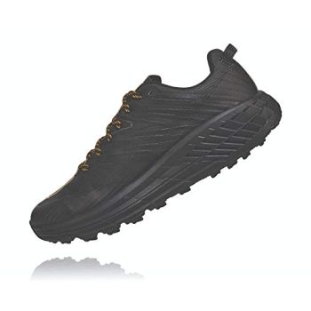 HOKA ONE ONE Mens Speedgoat 4 Gore-TEX Anthracite/Dark Gull Grey Trail Runner - 8