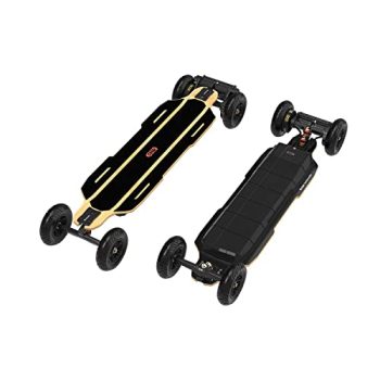 MEEPO Hurricane Bamboo Pro Off-Road All Terrain Electric Skateboard, Ultra-Long 31 Miles Range Mountain Board, Highest 32 MPH Top Speed, 365 Days Warranty, Professional for Adult