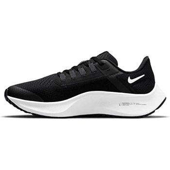 Nike Boy's Air Zoom Pegasus 38 (Little Kid/Big Kid) Black/White/Anthracite/Volt 5.5 Big Kid M