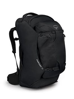 Osprey Farpoint 70L Men's Travel Backpack, Black