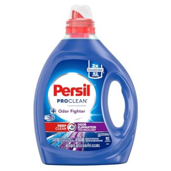 Persil Laundry Detergent Liquid, Odor Fighter with Odor Elimination Technology, High Efficiency (HE), 2X Concentrated, 82 Loads