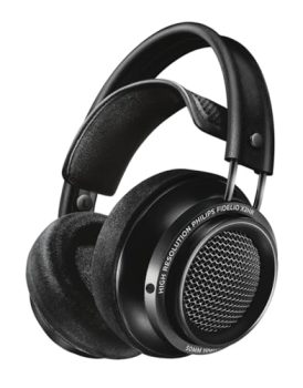 PHILIPS Fidelio X2HR Over The Ear Open Back Wired Headphone 50mm Drivers- Black Professional Studio Monitor Headphones with Detachable Cable