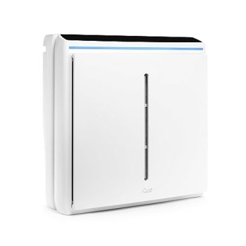 Rabbit Air A3 SPA-1000N Ultra Quiet HEPA Air Purifier, 6 stage filtration, Wall Mountable, For Large Rooms, Removes Airborne Allergens, Smoke, Dust, Mold, & VOCs (White, Pet Allergy Filter)