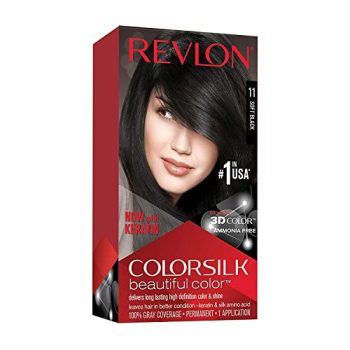 Revlon ColorSilk Beautiful Color, Soft Black [11] 1 ea (Pack of 6)