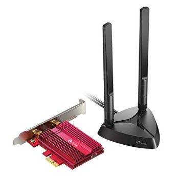 TP-Link WiFi 6 AX3000 PCIe Card (Archer TX3000E), Up to 2400Mbps, Bluetooth 5.2, 802.11AX Dual Band Wireless Adapter with MU-MIMO,OFDMA,Ultra-Low Latency, Supports Windows 11, 10 (64bit) only