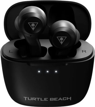 Turtle Beach Scout Air True Wireless Earbuds for Mobile Gaming with Dual-Microphones and Bluetooth 5.1, for Nintendo Switch, Windows, 7, 8.1, 10, 11, Mac, iPad, and iPhone – Black