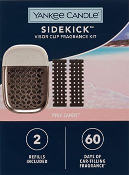 Yankee Candle Pink Sands™ Sidekick™ Visor Clip Fragrance Kit with Two Refills, XO, 1 Count (Pack of 3)