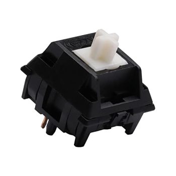 Gazzew Boba Black U4 / U4T Switch, 5Pin Silent/Thocky Tactile Switches for Custom Mechanical Gaming Keyboard (Color : U4 62G, Size : 10PCS)