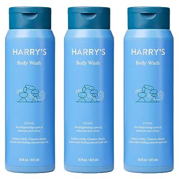 Harry's Men's Body Wash Shower Gel - Stone, 16 Fl Oz (Pack of 3)