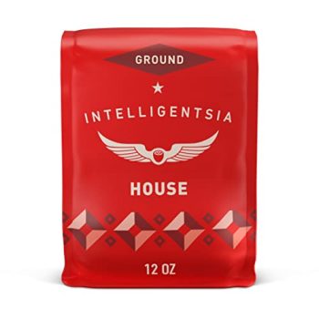Intelligentsia Coffee, Light Roast Ground Coffee - House 12 Ounce Bag with Flavor Notes of Milk Chocolate, Citrus, and Apple