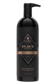 Jack Black Black Reserve Body & Hair Cleanser with Cardamom & Cedarwood, 33 Fl Oz