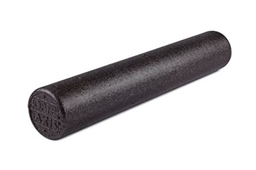 OPTP Black AXIS Foam Roller - Firm Density for Sports Medicine, Physical Therapy, Pilates, Yoga - Myofascial Release on Trigger Points - 36" x 6" Round