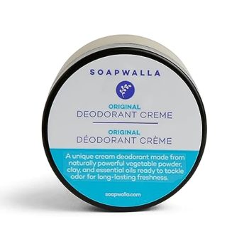 Soapwalla - Natural Aluminum-Free Deodorant Cream (Original) | Vegan, Cruelty-Free, Clean Skincare (Full Size, 2 oz | 57 g)