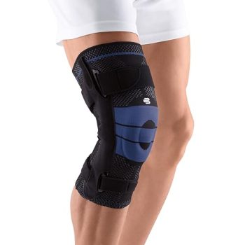 Bauerfeind - GenuTrain S - Hinged Knee Brace Support - Advanced Stability of the knee joint - Left Knee - Size 4 - Color Black