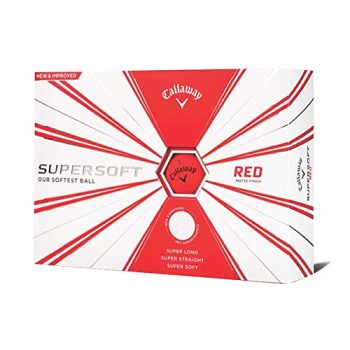 Callaway Golf Supersoft Golf Balls (Matte Red), Prior Generation