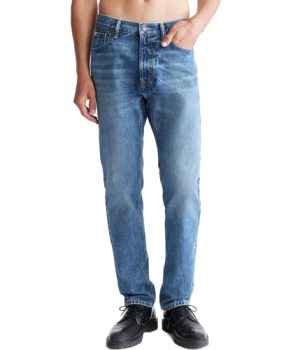 Calvin Klein Men's Straight Fit Jeans, Tinted Ck Stone, 32W x 32L