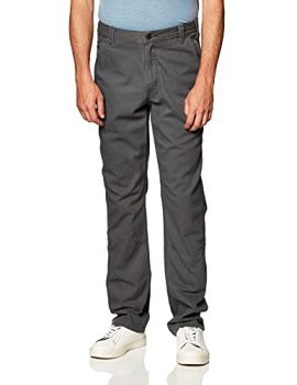 Carhartt Men's Rugged Flex Straight Fit Canvas 5-Pocket Tapered Work Pant, Shadow, 34W X 32L