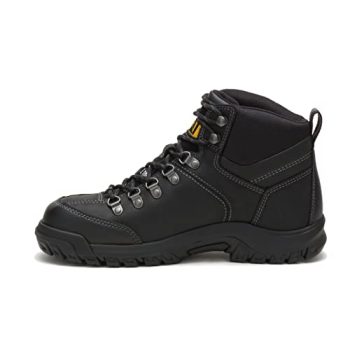 Cat Footwear Men's Threshold Waterproof Steel Toe Work Boot, Black, 10.5