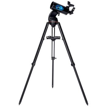 Celestron Astro Fi 102 Wi-Fi Maksutov Wireless Reflecting Telescope, Black (22202)