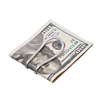 Craighill Vapor Silver Station Money Clip | Stylish, Lightweight & Sturdy | A Sleek Home for Cash & Cards, Sits Comfortably in the Pocket and Designed to Reduce Any Discomfort