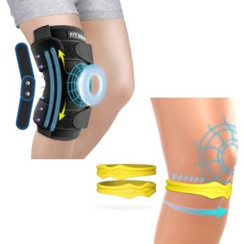 Fit Geno Hinged Knee Brace and Patella Tendon Knee Band