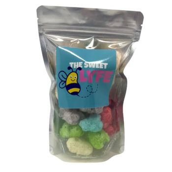 Freeze Dried Gummy Bears - Made Albanese Gummy Bears - Delicious and Crunchy Freeze Dried Candy for Perfect Snack Time 2.5 oz