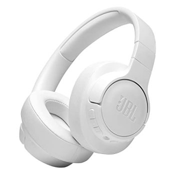JBL Tune 760NC - Lightweight, Foldable Over-Ear Wireless Headphones with Active Noise Cancellation - White, Medium