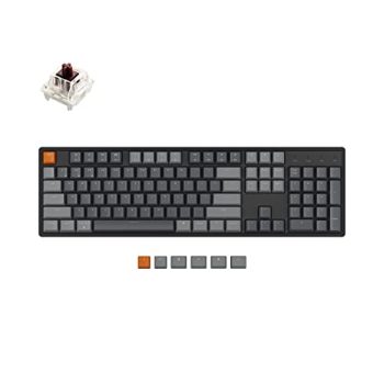 Keychron K10 Wireless Mechanical Keyboard with Gateron G Pro Brown Switch Aluminum Frame