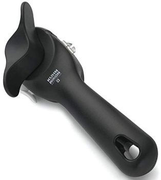 Kuhn Rikon Auto Safety LidLifter/Can Opener with Ring Pull, 8 x 2.5 x 2.75 inches, Black