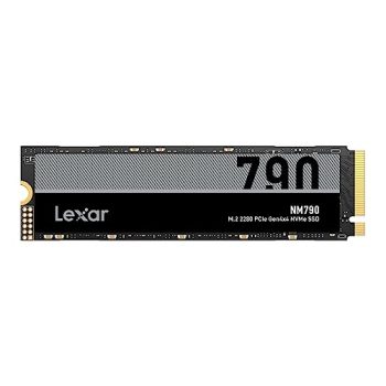 Lexar 2TB NM790 SSD PCIe Gen4 NVMe M.2 2280 Internal Solid State Drive, Up to 7400/6500 MB/s Read/Write, Compatible with PS5, for Gamers and Creators, Black (LNM790X002T-RNNNU)