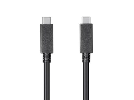 Monoprice USB Type-C to Type-C 3.1 Gen 1 Cable - 5Gbps, 3A, 30AWG, 2 Meters (6.6 Feet) Black - Select Series