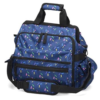 Nurse Mates Ultimate Bag | Laptop Pocket | Roomy Interior | Multi Storage | RIBBON HEARTS