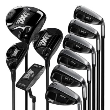 PXG 0211Z Golf Clubs - 10 Club Complete Golf Club Set with Irons, Driver, Fairway, Hybrid, and Putter with Graphite Shafts