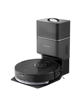 roborock Q5 Pro+ Robot Vacuum and Mop, Self-Emptying, 5500 Pa Max Suction, DuoRoller Brush, Hands-Free Cleaning for up to 7 Weeks, Precise Navigation, Perfect for Hard Floors, Carpets, and Pet Hair
