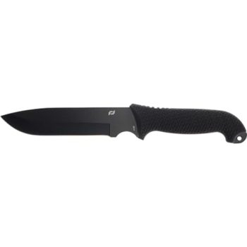 Schrade Delta Class Bedrock High Carbon Steel Fixed Blade Knife with 7in Drop Point Blade for Buschcraft