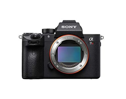 Sony Alpha 7R III Mirrorless Camera with 42.4MP Full-Frame High Resolution Sensor, Camera with Front End LSI Image Processor, 4K HDR Video and 3" LCD Screen Black