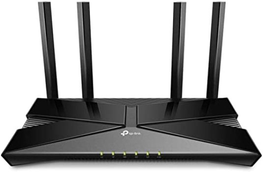TP-Link Smart WiFi 6 Router (Archer AX10) – 802.11ax Router, 4 Gigabit LAN Ports, Dual Band AX Router,Beamforming,OFDMA, MU-MIMO, Parental Controls, Works with Alexa