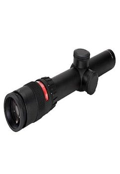 Trijicon TR24R AccuPoint 1-4x24mm Riflescope, 30mm Main Tube with BAC, Red Triangle Post Reticle, Matte Black