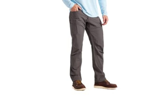 TRUEWERK Men's Work Pants - T2 WerkPant Technical Workwear, 32W X 32L Deep Grey