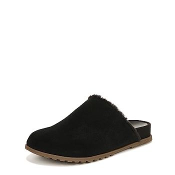 Vionic Arlette Women's Mule/Clog Casual Shoes Black Suede - 8 Medium