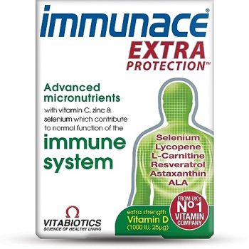 Vitabiotics Immunace Extra Protection 30 Tablets