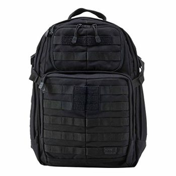 5.11 Tactical RUSH24 Military Backpack, Molle Bag Rucksack Pack, 37 Liter Medium, Black, Style 58601