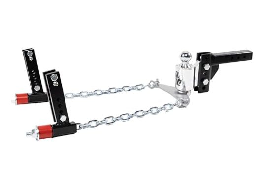 Andersen Mfg 3350 No Sway Weight Distribution Hitch, 4 in. Drop and Rise, 2.31 in. Ball, 14K, 5 in. - 6 in. Frame.