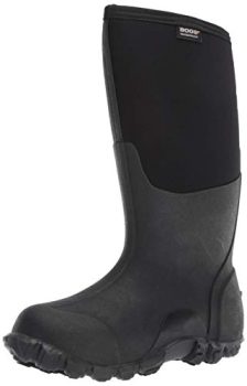 Bogs Men's Classic High-M Waterproof Insulated Rain Boot, Black, 10 D(M) US
